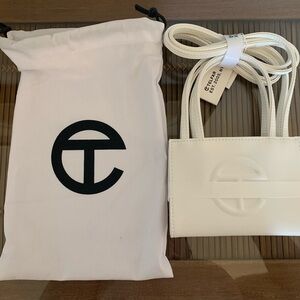 Telfar White Small Shopper Bag NWT